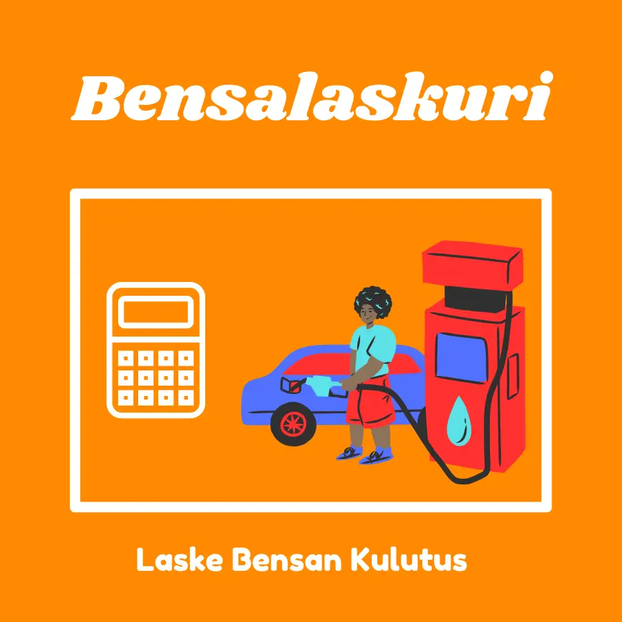 bensalaskuri laske polttoaineen kulutus