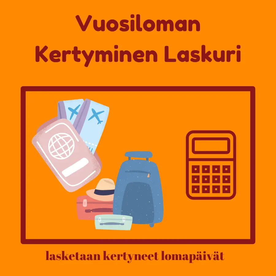 vuosiloman kertyminen laskuri