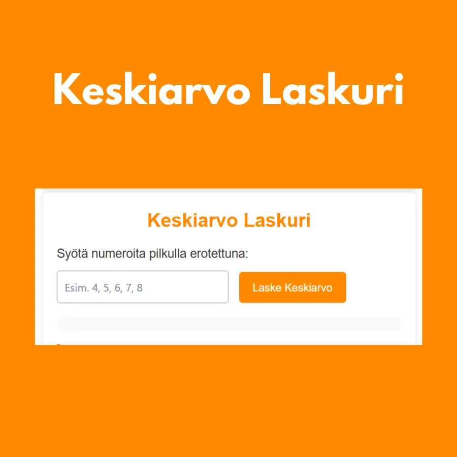 keskiarvolaskuri