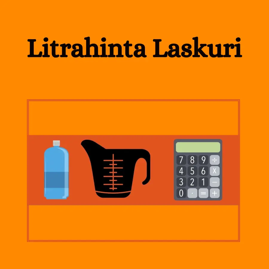 litrahinta laskuri